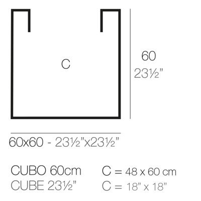 Cubo Resin Pot Planter