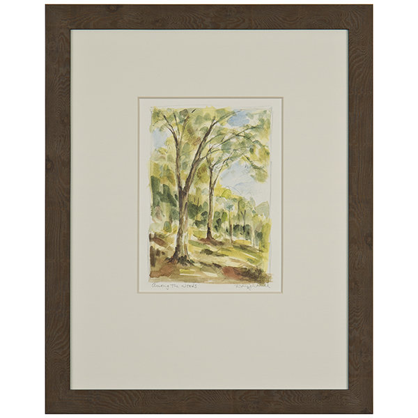 Among The Woods Print by Daughdrill