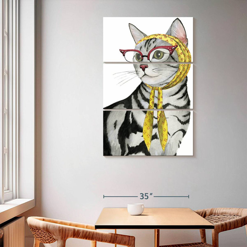 Brampt Cool Cat III, 65" H x 42" W