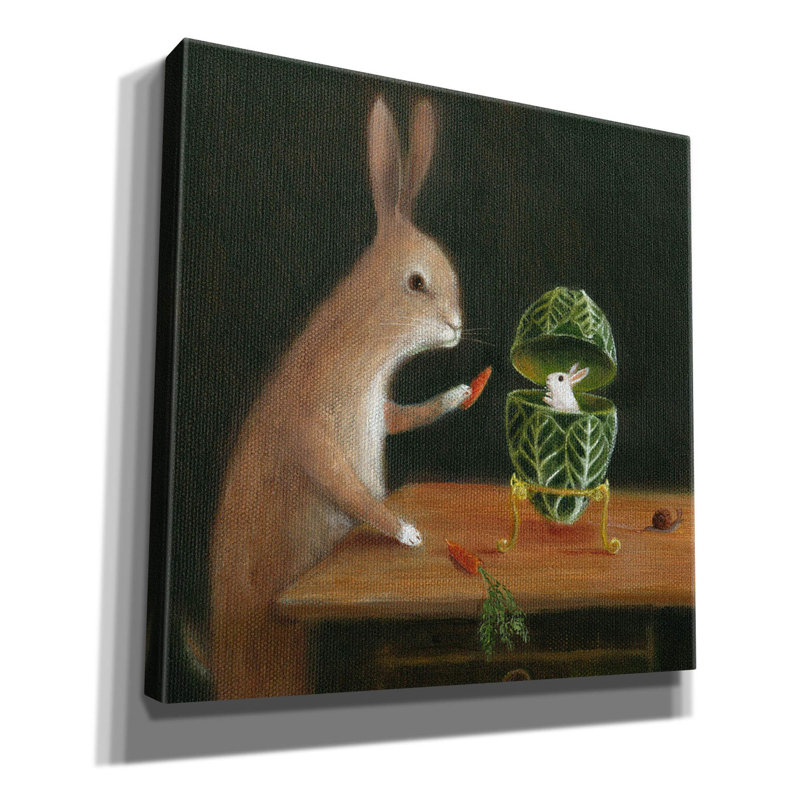 «Argusta Peter Carl Fabergé sur toile» par DD McInnes, reproduction, H 12 po x l 12 po x P 0,75 po