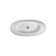 65"L x 29.5"W x 21.7"H Solid Surface Freestanding Oval Tub with Overflow and Drain