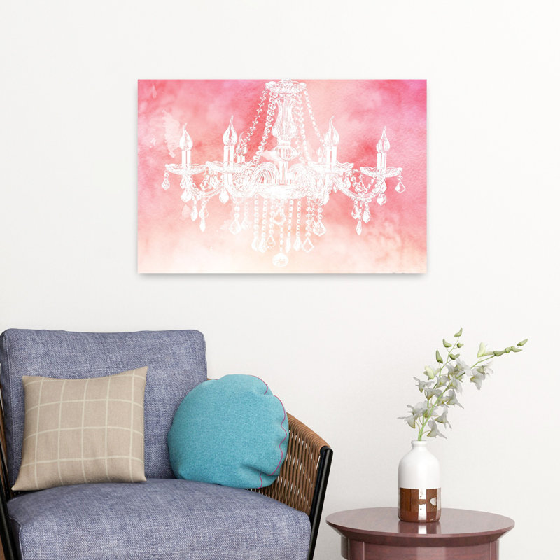 Lustre glam 2, art contemporain abstrait, H 16 po x l 24 po
