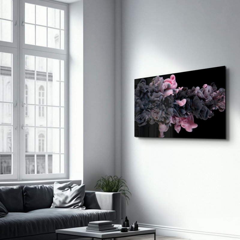 Elegant Tempered Glass Wall Art Painting, 13.8 x 21.7 inches | 100% Tempered Glass, Thickness: 0.16 inches | UV Printed for Vibrant Colors | Perfect for Home Decor, Living Room, & Office Spaces