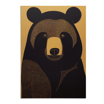 Traditional Bear No.2 Abstract - Wall Art