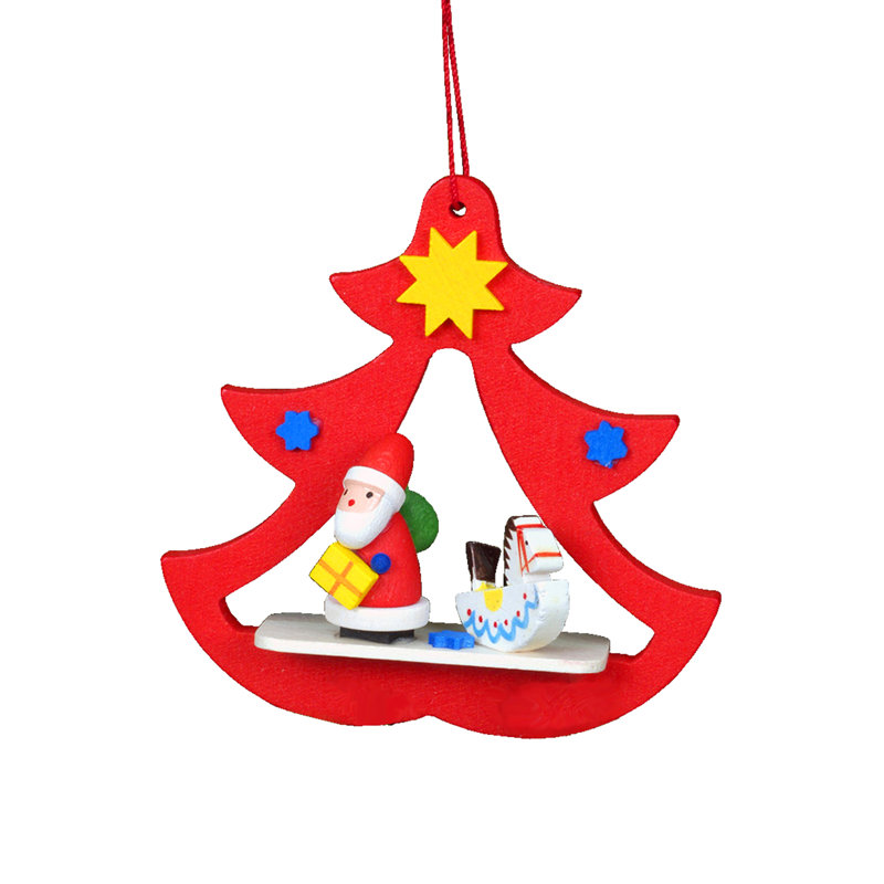 Ornement figurine suspendu père noël ulbricht christian