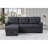 Storage Sofa: Cotton Linen & Fibre Foam Combo-824181458