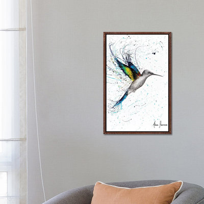 Happy Hummingbird by Ashvin Harrison - Painting on Canvas