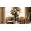 Vase de table décoratif en verre bicolore pour décoration intérieure - Vase de fleurs élégant pour le salon ou la chambre à coucher - Bronze-257705692