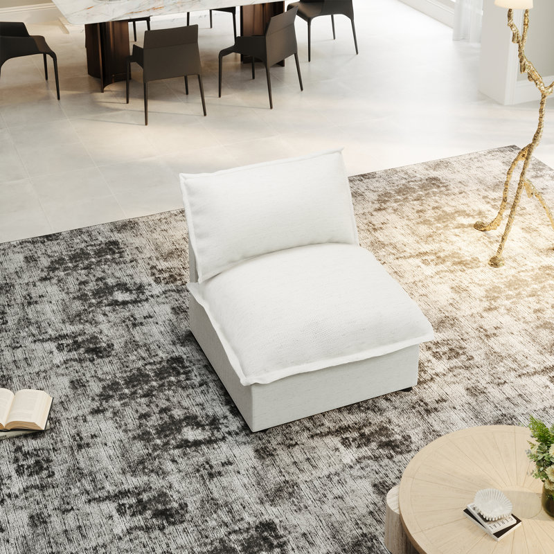 Canapé modulaire modulaire, Blanc