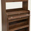Compact Compact 33,5 "avec huche et table de salle à manger pliable, armoire de rangement multifonctionnelle avec tablette et crochets-1348077671