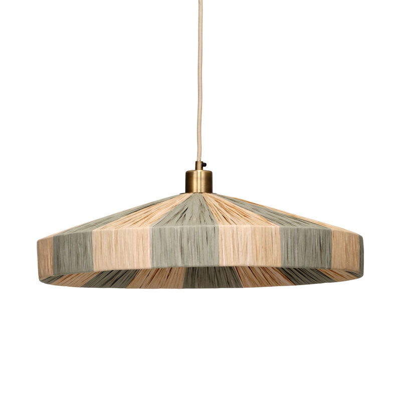 Parasol 1-Light Small Pendant, Green, Green