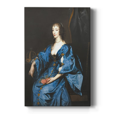 Queen Henrietta Maria of England -Gallery Wrapped Canvas by Anthony van Dyck
