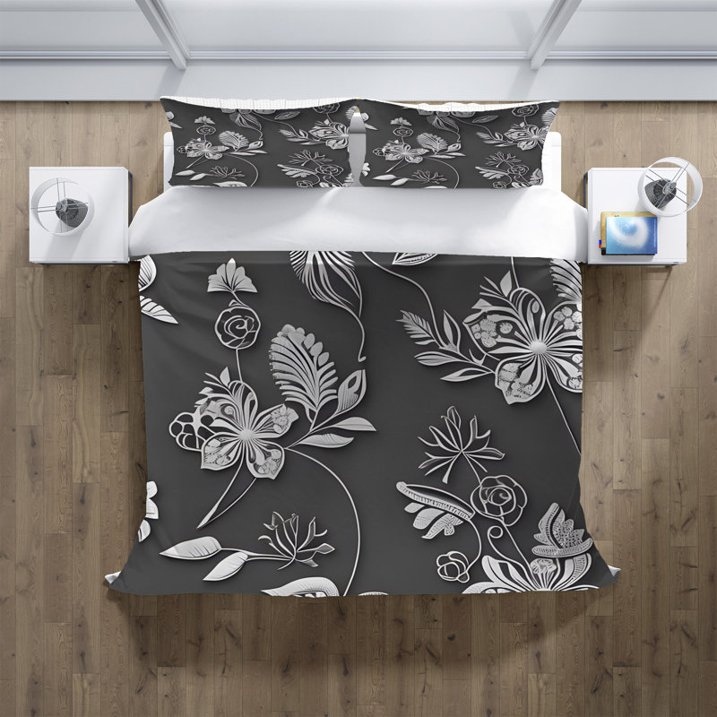 Polyester Duvet Cover, King Duvet Cover + 2 King Shams