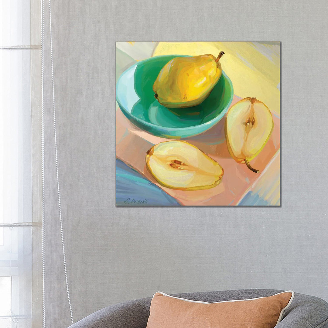 Pair Of Pears von Svetlana Zyuzina - No Frame Gallery-Wrapped Canvas Giclée on Canvas