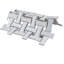 Metro Dog Bone Basketweave 0.92 In. X 2.26 In. Porcelain Basketweave Mosaic Wall Tile-860539074