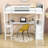 Kids Twin Loft Bed With Shelves and Desk-70556383