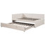 Lit de jour rembourré en L rembourré avec couchette escamotable et ports USB-1765127389