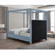 Upholstered Canopy Bed