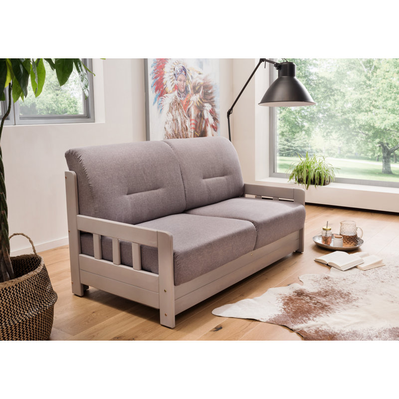 Sheridan 154cm Upholstered Futon And Mattress