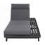 Chaise longue avec appui-tête et coussin, espace disponible d'un côté-475056939