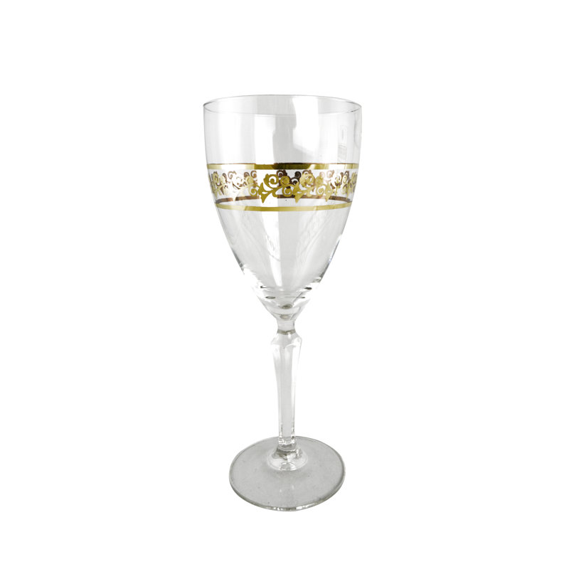 Crystal Wine Glass 8 oz Stemware Set
