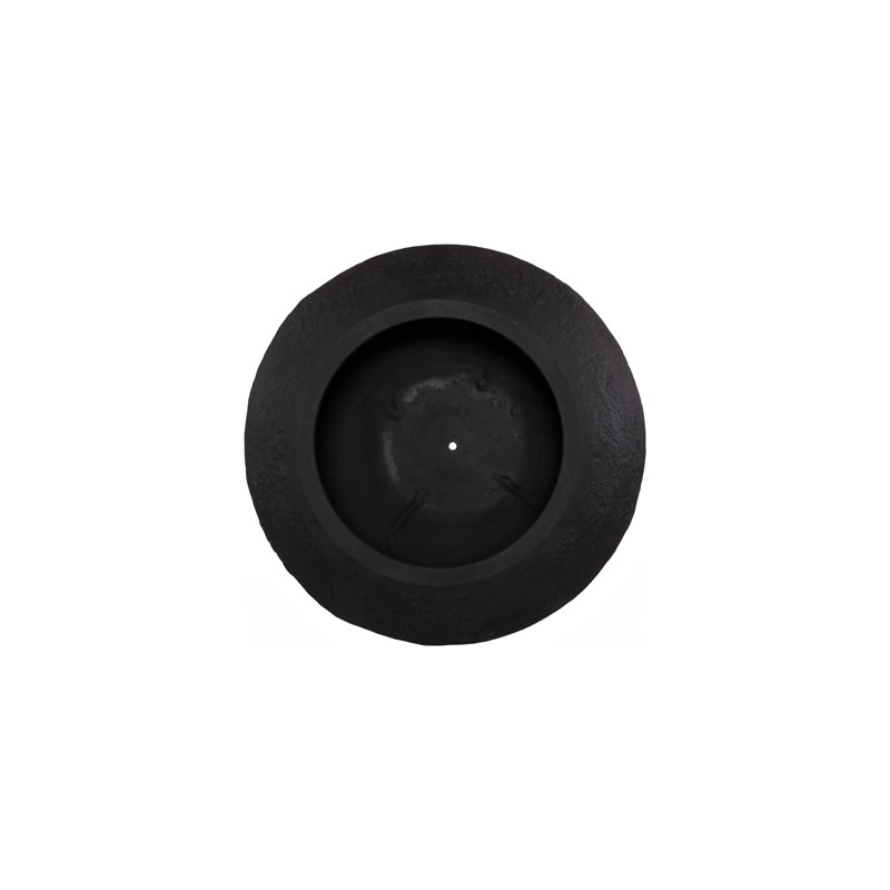 Aera Planter Wide, Black, Small, 25" H x 30" W x 30" D