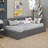 Twin Size Upholstered Daybed With 2 Storage Drawers-1521654796