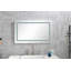 Miroir de salle de bain à DEL 40 po x 28 po avec façade et rétroéclairage, grands miroirs muraux à intensité variable anti-buée, mémoire, 3 couleurs-771709384