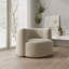 Fauteuil d'appoint à dossier courbé en velours-417296552-417296555