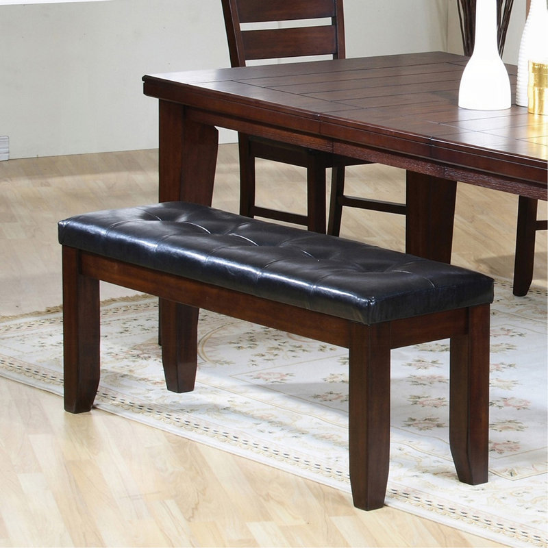 Banc de salle à manger rembourré 1pc