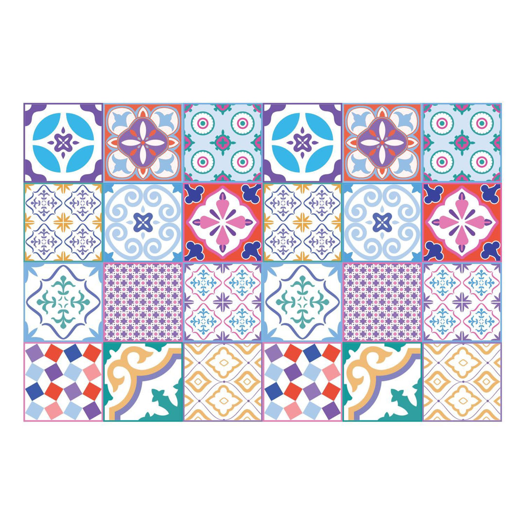 15cm x 15cm PVC Peel & Stick Mosaic Tile
