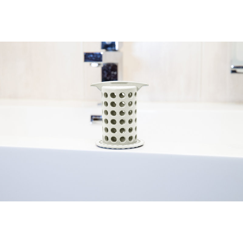 2.25'' W Basket Strainer, White