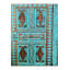 Tapis décoratif lavable turquoise-1558970110