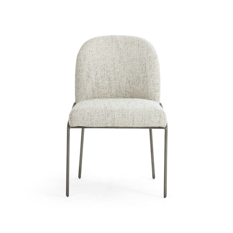 Astrud Upholstered Dining Chair, White Performance