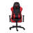 Creationstry Adjustable Reclining Ergonomic Swiveling PC & Racing Game Chair in Red/Black