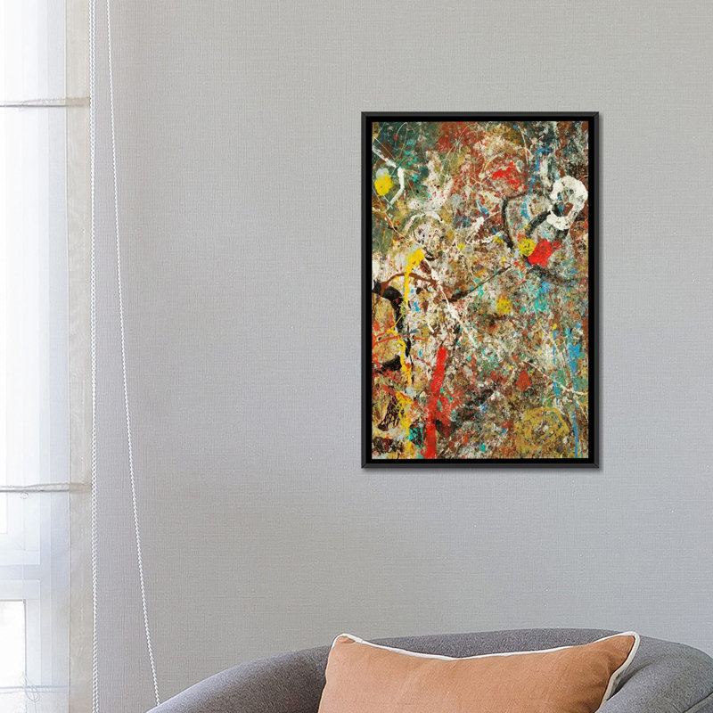 « tango lix », reproduction sur toile, H 26 po x l 18 po x P 1,5 po, Toile avec cadre noir, Pas de tapis