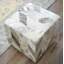 Cube en cuir Virginia