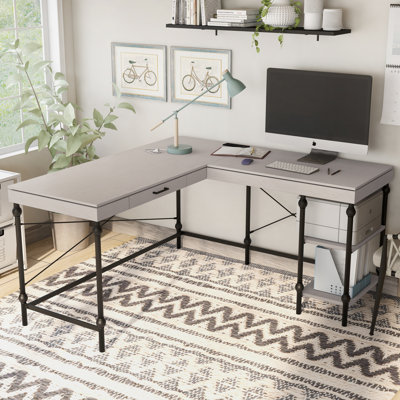 Monier 59" W L-Shaped Desk