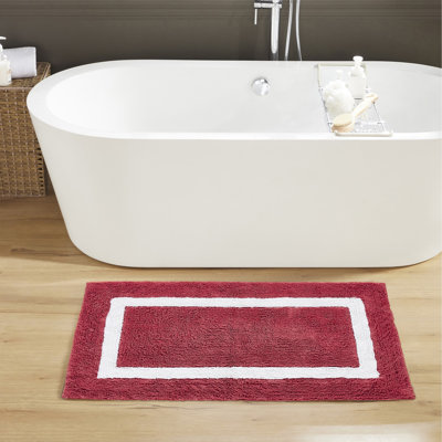 Tapis pour salle de bain réversible 100% coton Widman