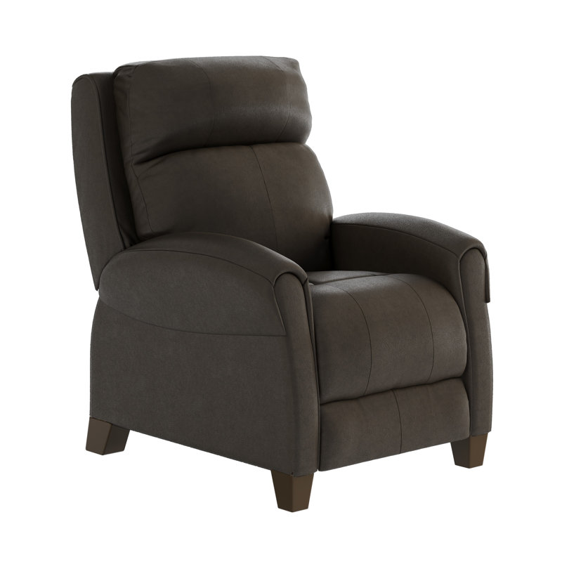 Saturn Leather Zero Gravity Recliner with Power Headrest, Dark Brown