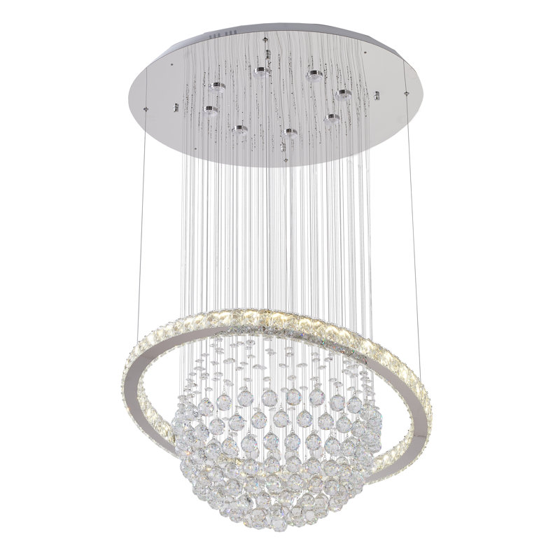 Marisa 8 - Light LED Globe Chandelier