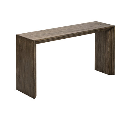 Elegant Picnic Table - Veneer For Outdoor Meals Console Spacious Top Decorative Items, Living Room