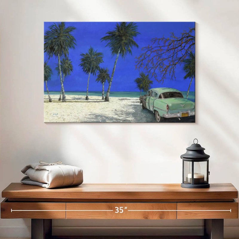 Una Macchina A Cuba, 16" H x 24" W