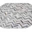 Tuscon Cowhide Chevron Area Rug in Gray-1237586005