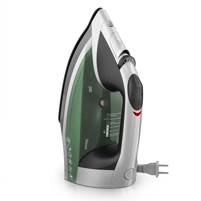 BLACK+DECKER Vitessa Advanced Steam Iron with Nonstick Soleplate, IR2020, Green