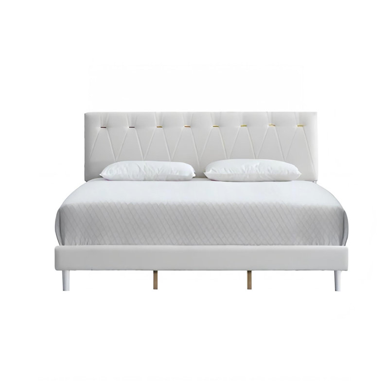 Sinclair Bed WHEAT (matelas non inclus), Grand lit