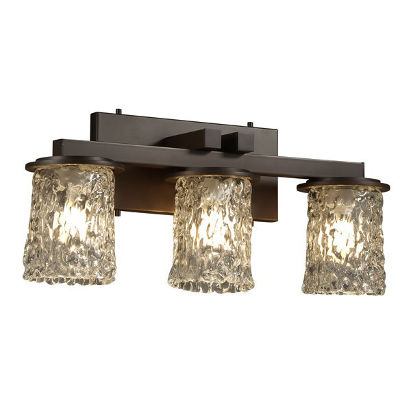 Leroux 3 - Light Vanity Light, Dark Bronze, Whitewash
