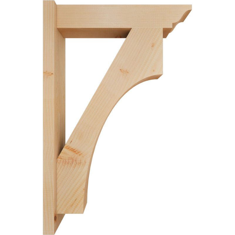 Persienne en bois Westlake, Sapin Douglas de 5 1/2 po (lisse), P 22 po x H 34 po