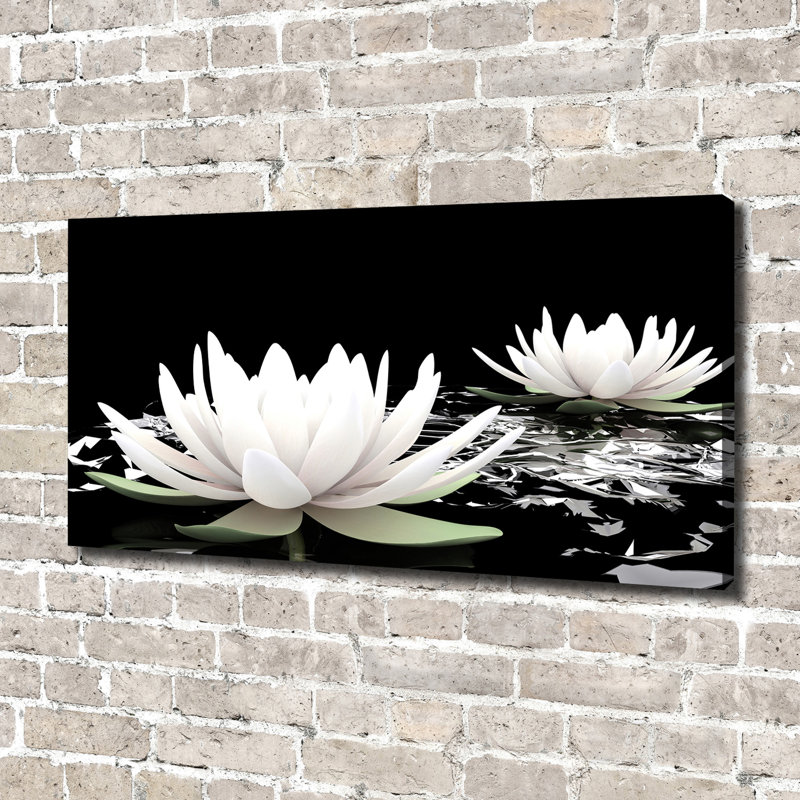 Water Lilies - Wrapped Canvas Print