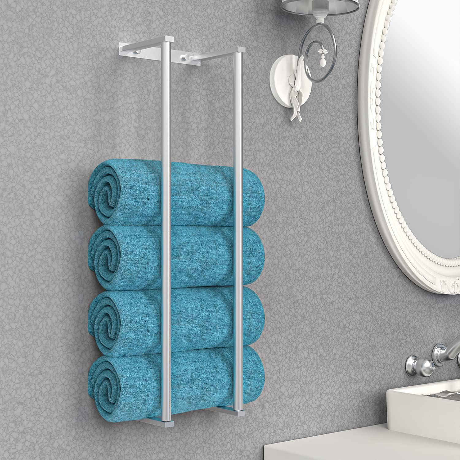 QIANXING Wall Mounted Towel Rack